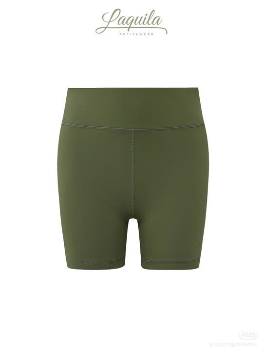 Spruce Green Biker Shorts